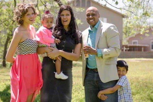 Stephanie with husband Terry and their family